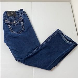 Miss Me Signature Easy Boot Flap Pocket Jeans 32
